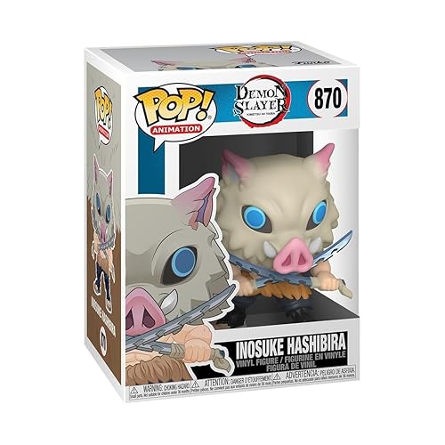 Funko Pop Pop Animation: Demon Slayer - Inosuke Hashibira - Collectable Vinyl Figure - Gift Idea - Official Merchandise - Toys for Kids & Adults - Anime Fans - Model Figure for Collectors - Inosuke Hashibira