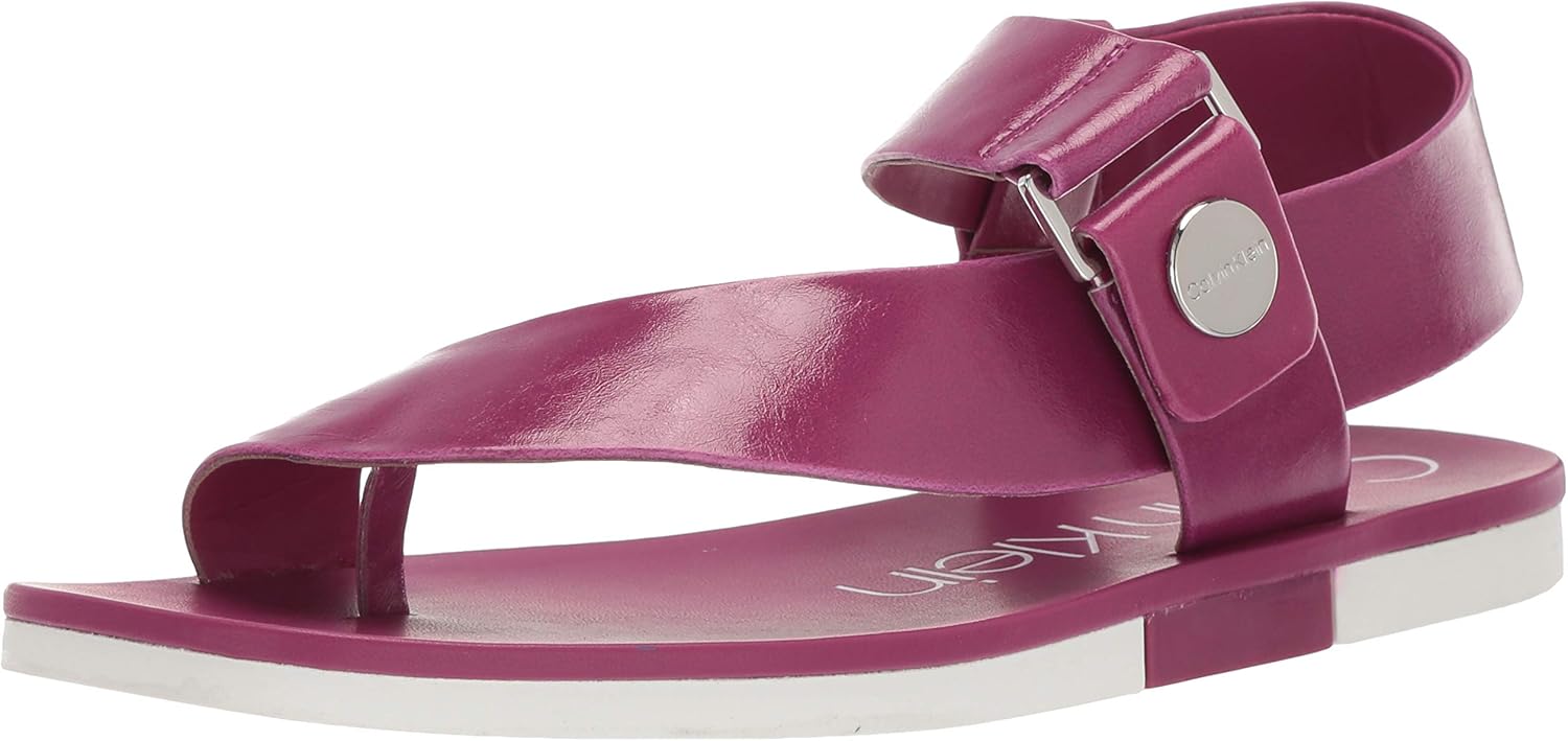 Buy Calvin Klein Womens Rikki Flat Sandal at Ubuy Egypt