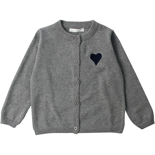 Girls Athletic Tops Toddler Girls Boys Top Spring and Autumn Solid Heart Print Long Sleeve Button Knitted Cat and