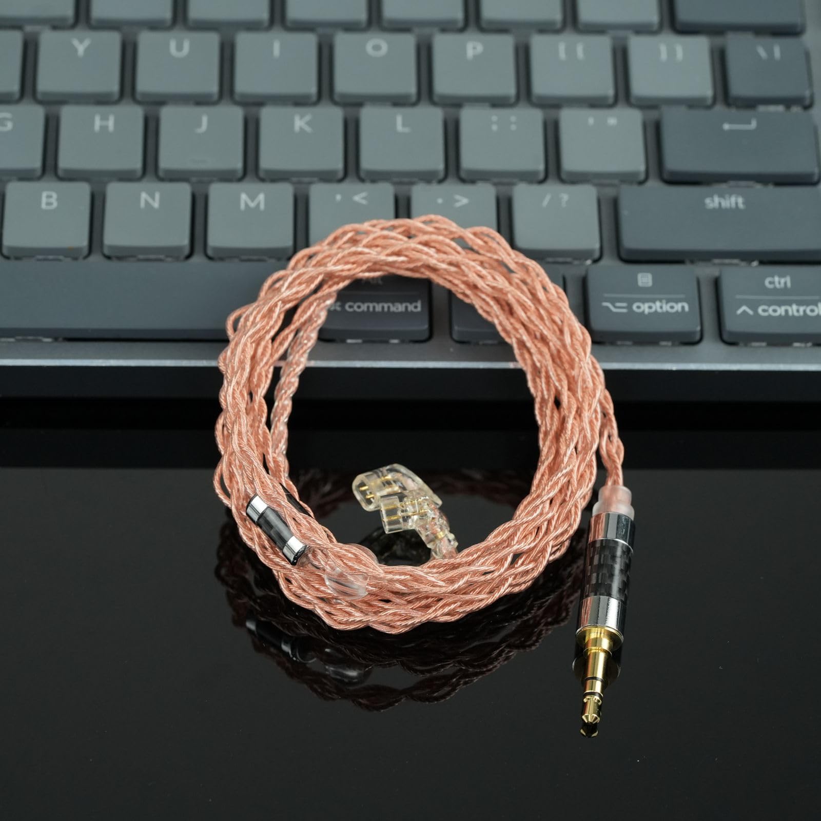 Amazon | KYUHEEO 4コア 純銅 IEM 交換用ケーブル 2ピン イヤホン