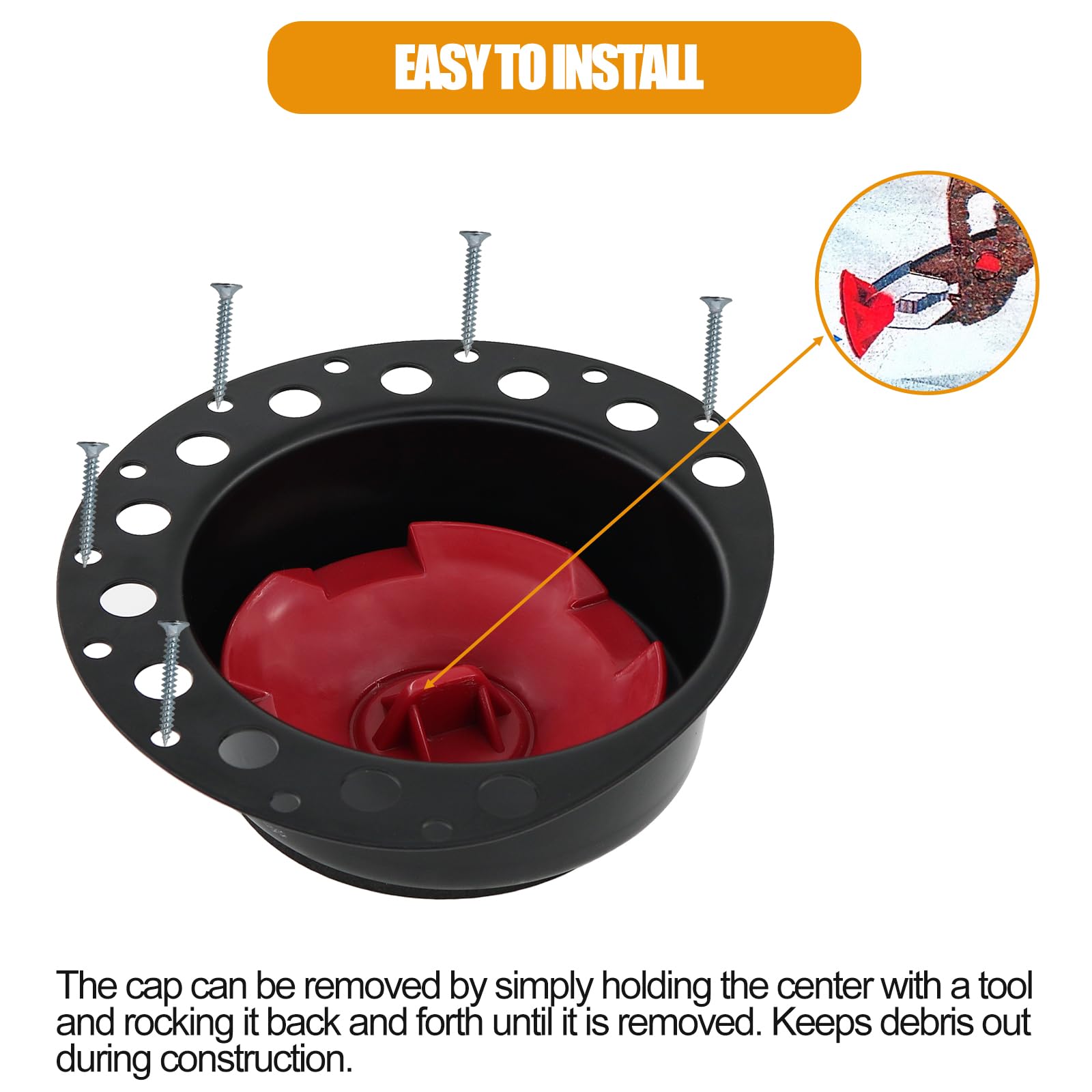 Freestanding Bathtub Drain Rough-in Kit - PVC & Brass Floor Mount Drain Assembly - View #2