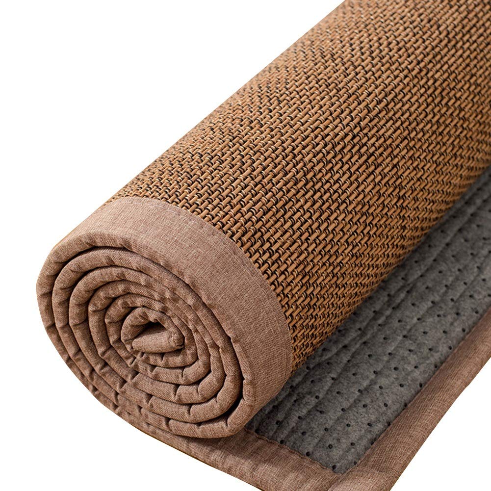 Tapis de tissage en bambou épais 130x180cm de qualité salon