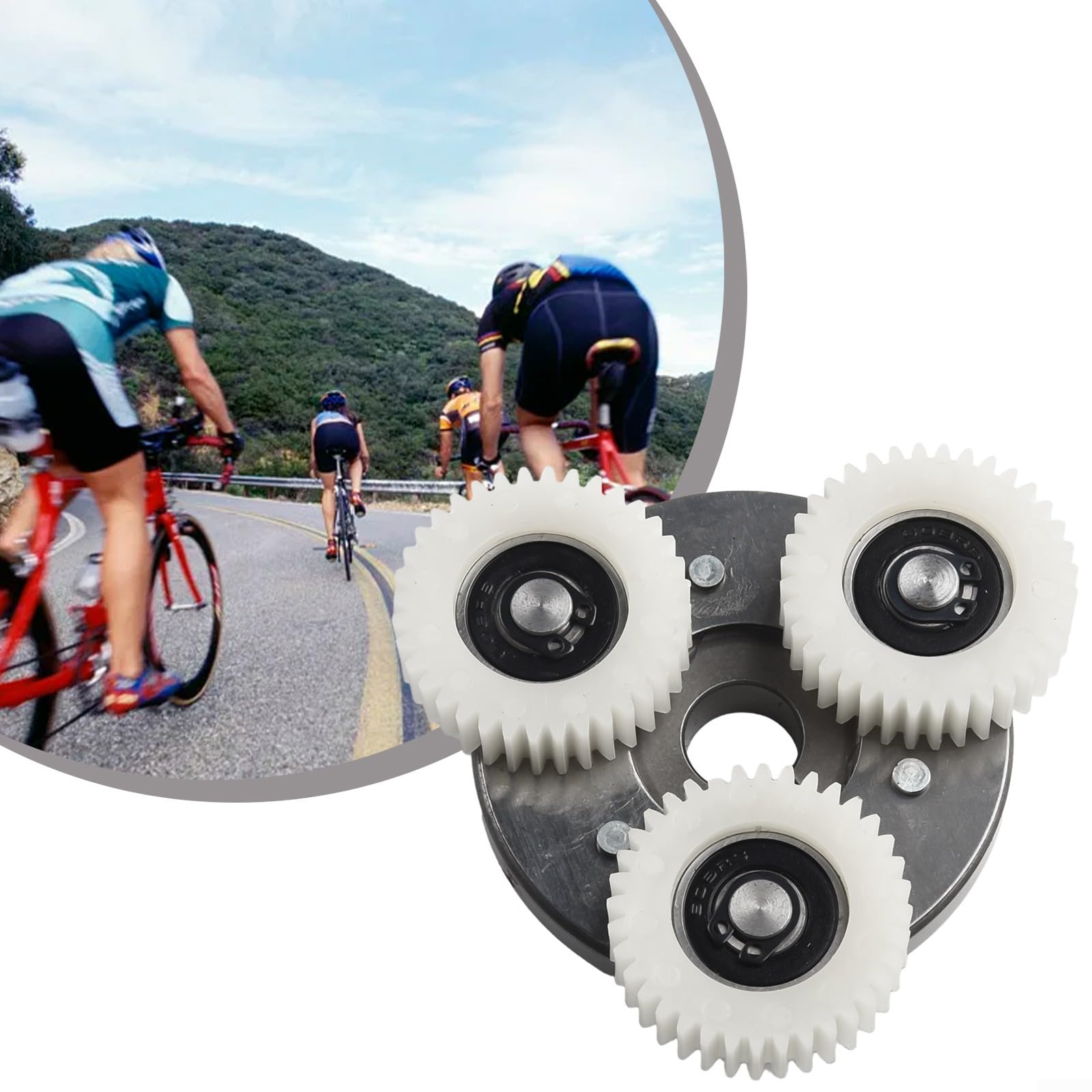 Engranajes eficientes de 36T y embrague de 70 mm. Mejora tu bicicleta eléctrica Bafang