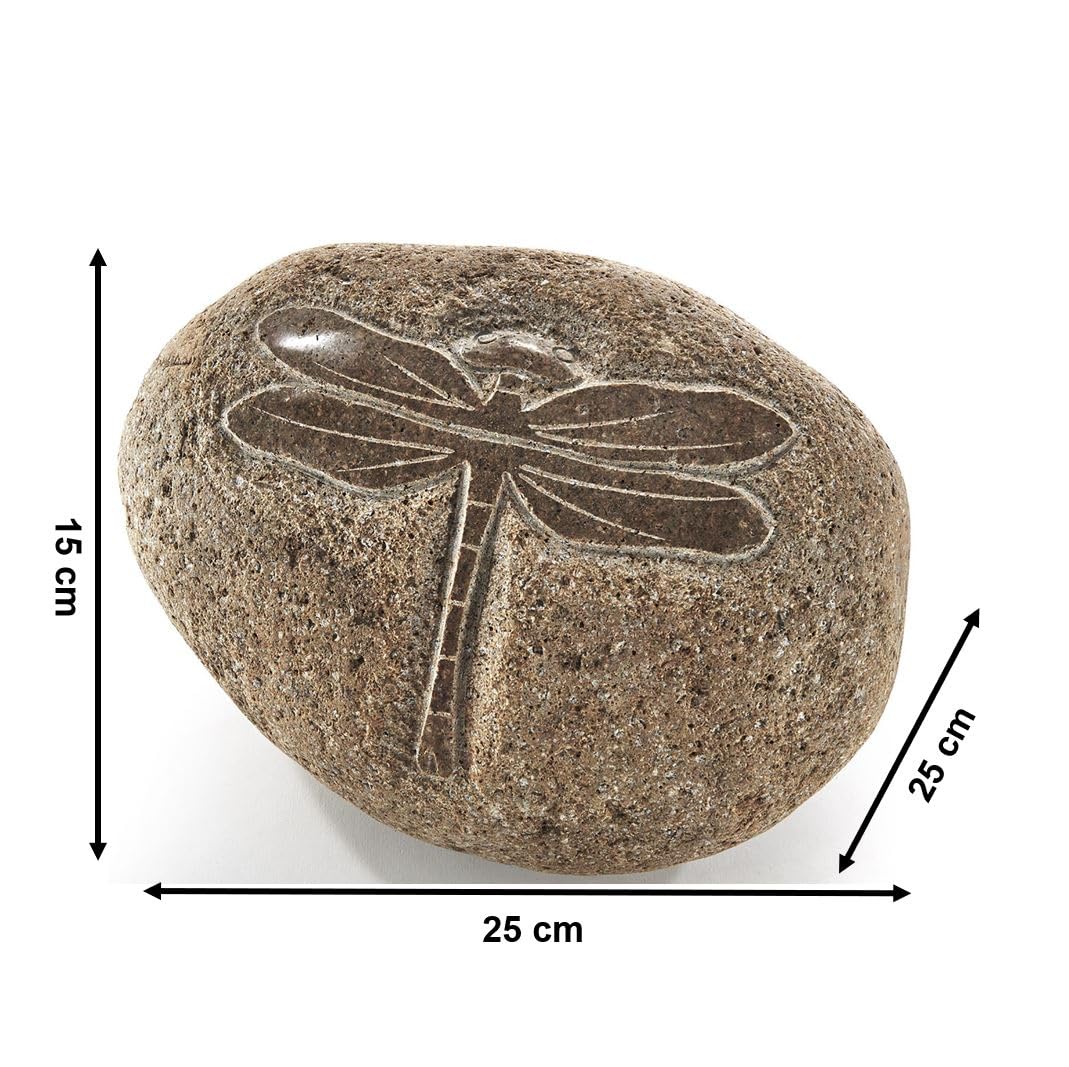 Kobolo Kamień dekoracyjny Dragonfly z kamienia naturalnego