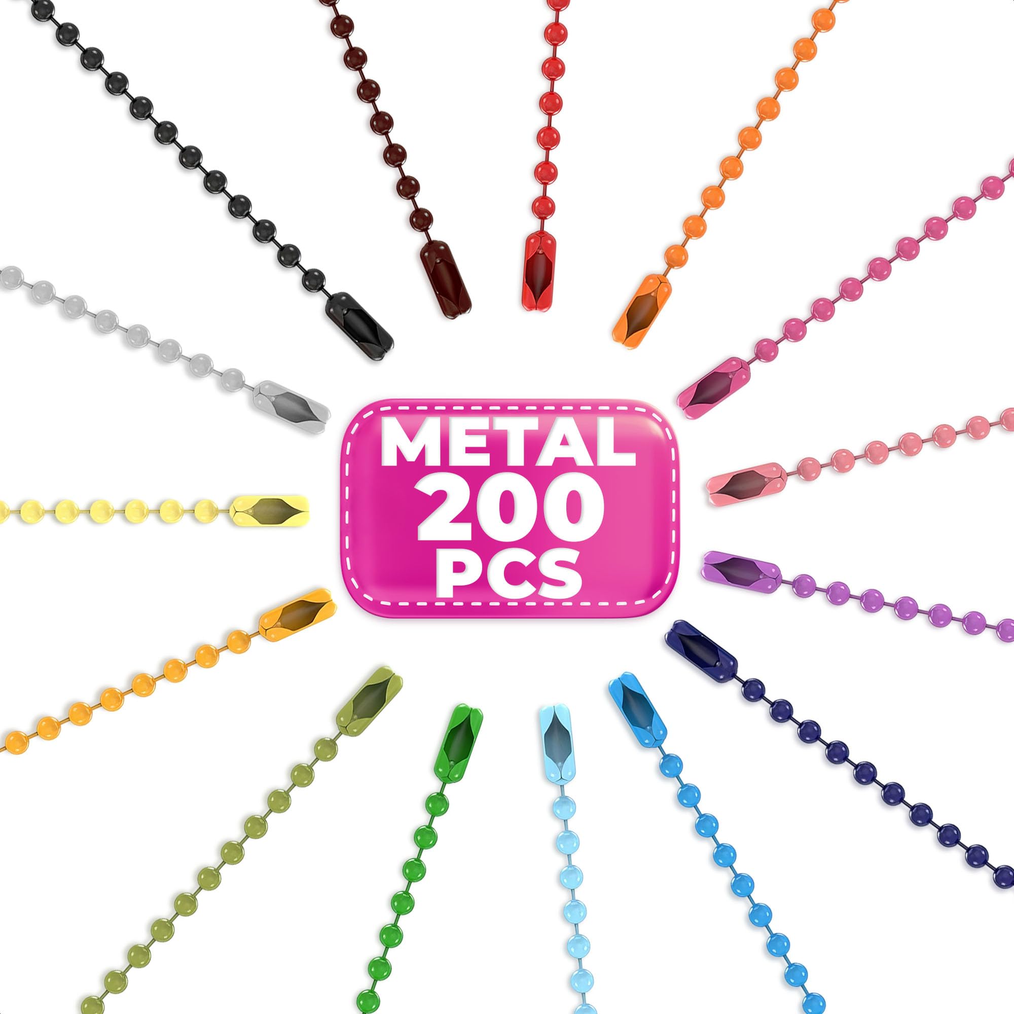 Hard Plastic Clips Lobster Claw Hooks - 100 pcs Mixed Plastic Backpack Clasp Hook for Key Chain, Ring Keyring, Toy, Chain Clasp