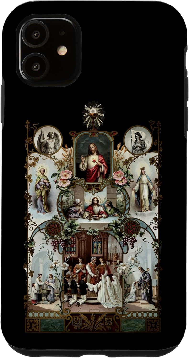 Catholic 1st Holy Communion Traditional Latin Mass Case for iPhone 11
