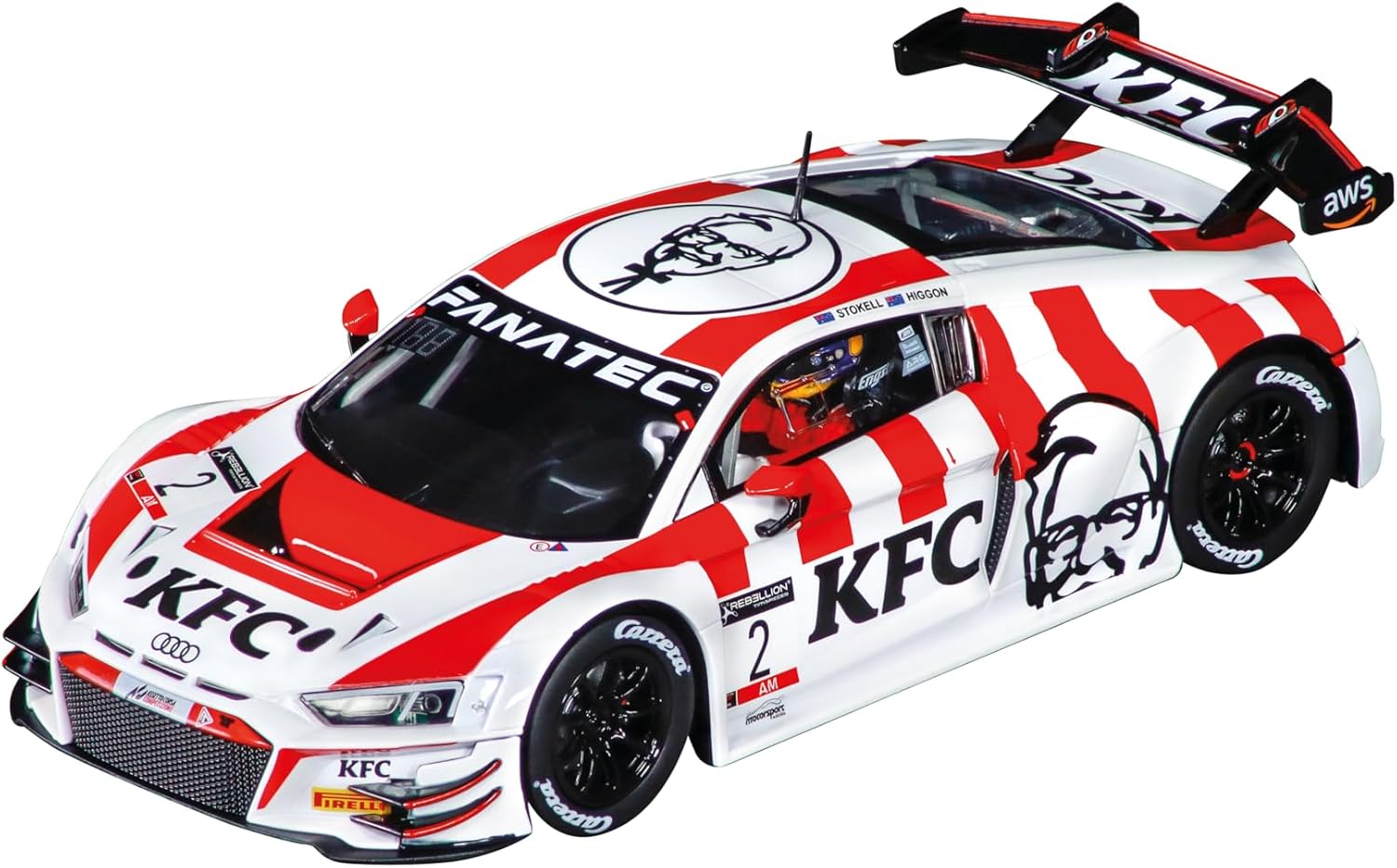 Carrera 23991 Audi R8 LMS GT3 evo II KFC Racing, No.2 1:24 Scale Digital 124 Slot Car
