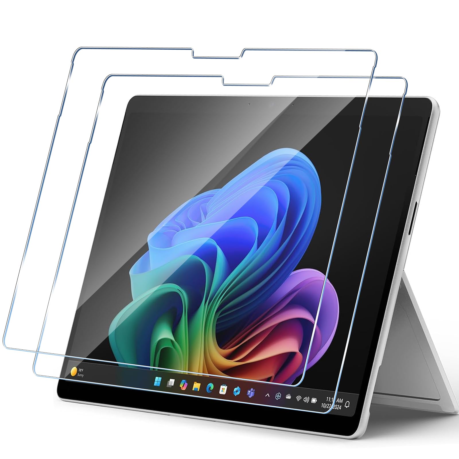 Verre Trempé Pour Surface Pro 11/10/9 13 Pouces - Protection 9H, Compatible Stylet, Lot De 2