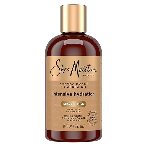 SheaMoisture Leche Hidratante para el Cabello de Miel de Manuka y Aceite de Mafura para Cabello Seco para Hidratar y Peinar 8 onzas