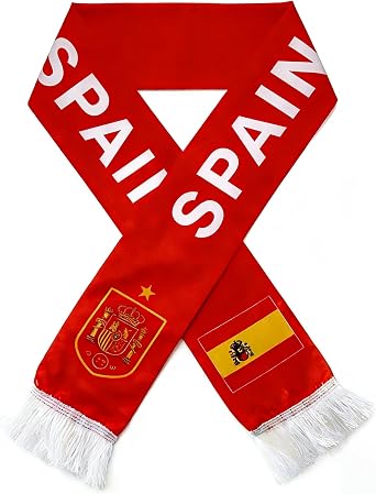 BAYKUORA World Cup 2026 Soccer Printed Fabric Scarf 14 * 130cm,Country Football Supporters Outdoor Fan Shawl