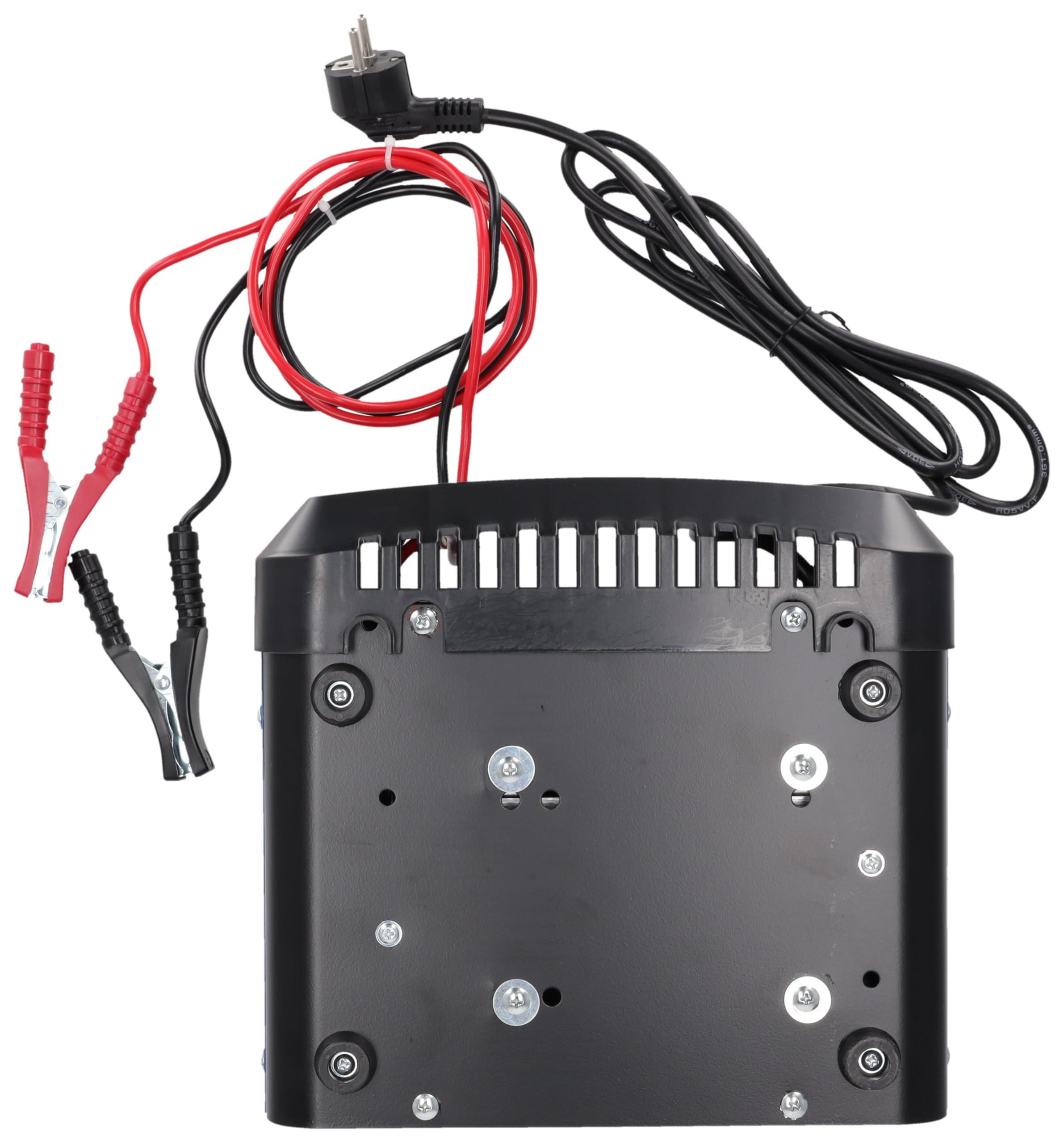 DEDRA Chargeur Démarreur 12/24V 30A Professionnel – Booster Batterie 400A Jusqu’à 350Ah – Fonction Désulfatation + Réparation – Câbles 2m Cuivre Pur, Écran LCDs, Bleu
