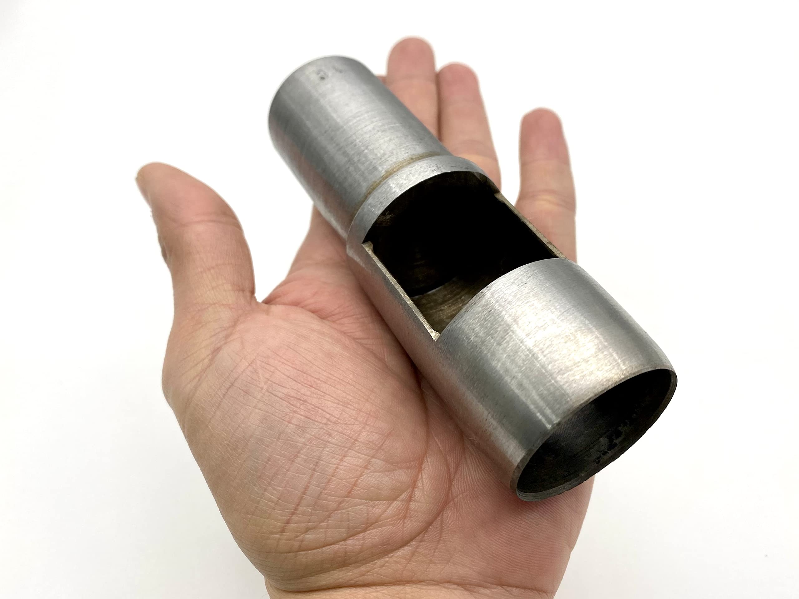 Punzón redondo de piel para cortar juntas huecas, herramientas para cortar piel, goma, papel, tela, material suave, 36 mm, S376