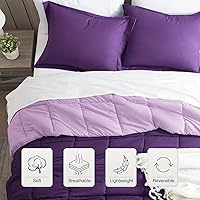 Vista 56 de satisomnia Queen Comforter Set Grey, Soft Seersucker Comforters Queen Size Bed, 3 Pieces Lightweight Down Alternative Bedding Comforter Full Sets