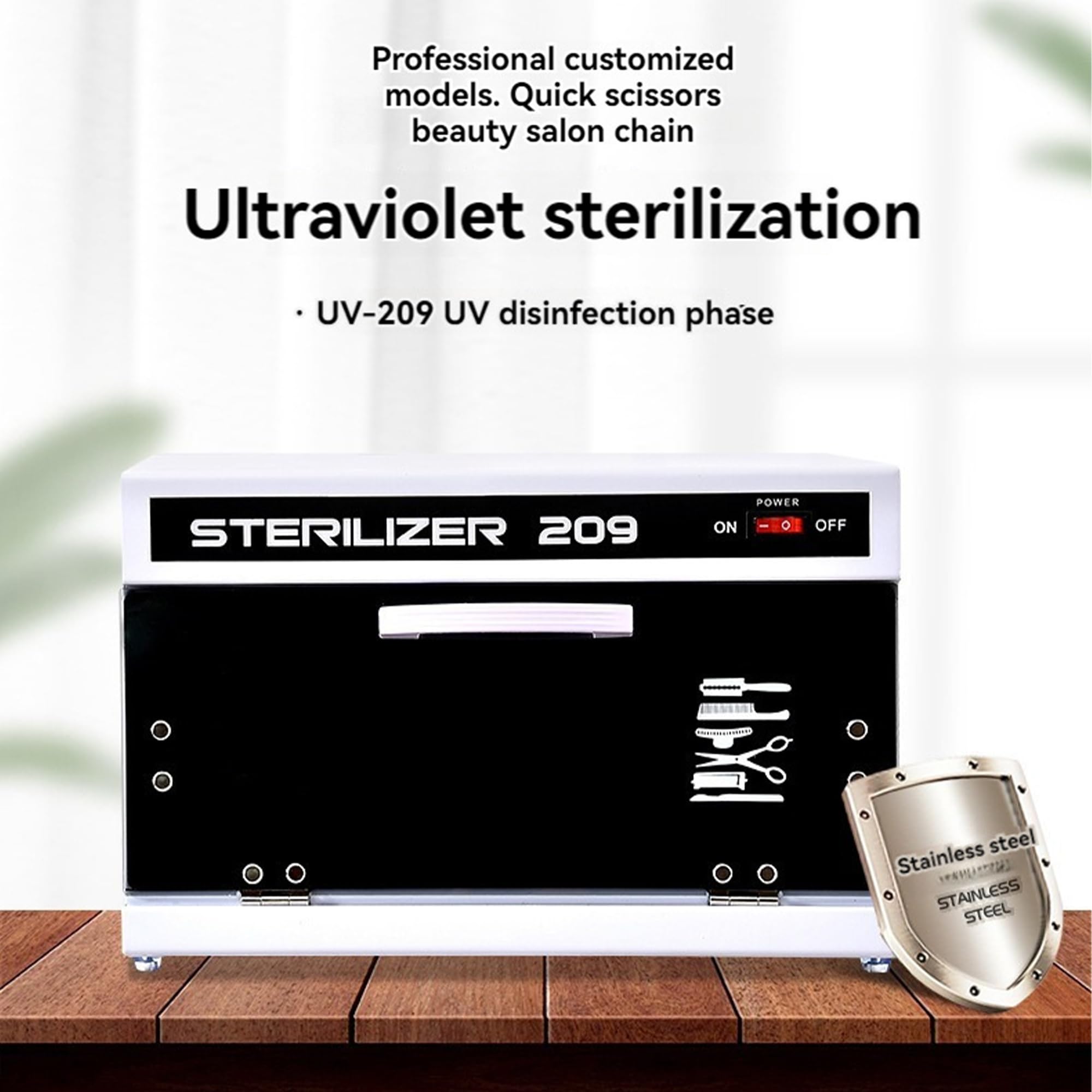 Gabinetto Di Disinfezione Con Sterilizzatore Uv Di Grande Capacità Per Spa, Unghie, Tatuaggi, Strumenti Dentali E Utensili Da Barbiere - Sicurezza Di Grado Medico, Ideale Per Saloni Di Bellezza