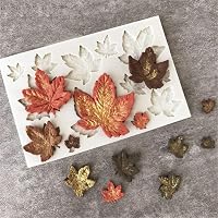 UG LAND INDIA 1PC Cute Sizes Maple Leaves Funny DIY 3D Plant Silicone Mold Making Ice Blocks Candy Fondant Chocolates...