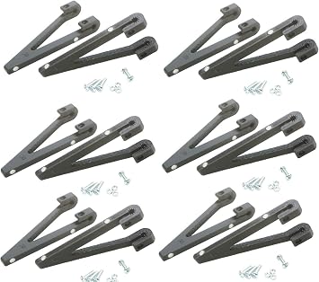 Half Shelf Clips for Detolf - Add Shelves/Change Shelf Height Type B, Item Package Quantity 6 Half Shelf