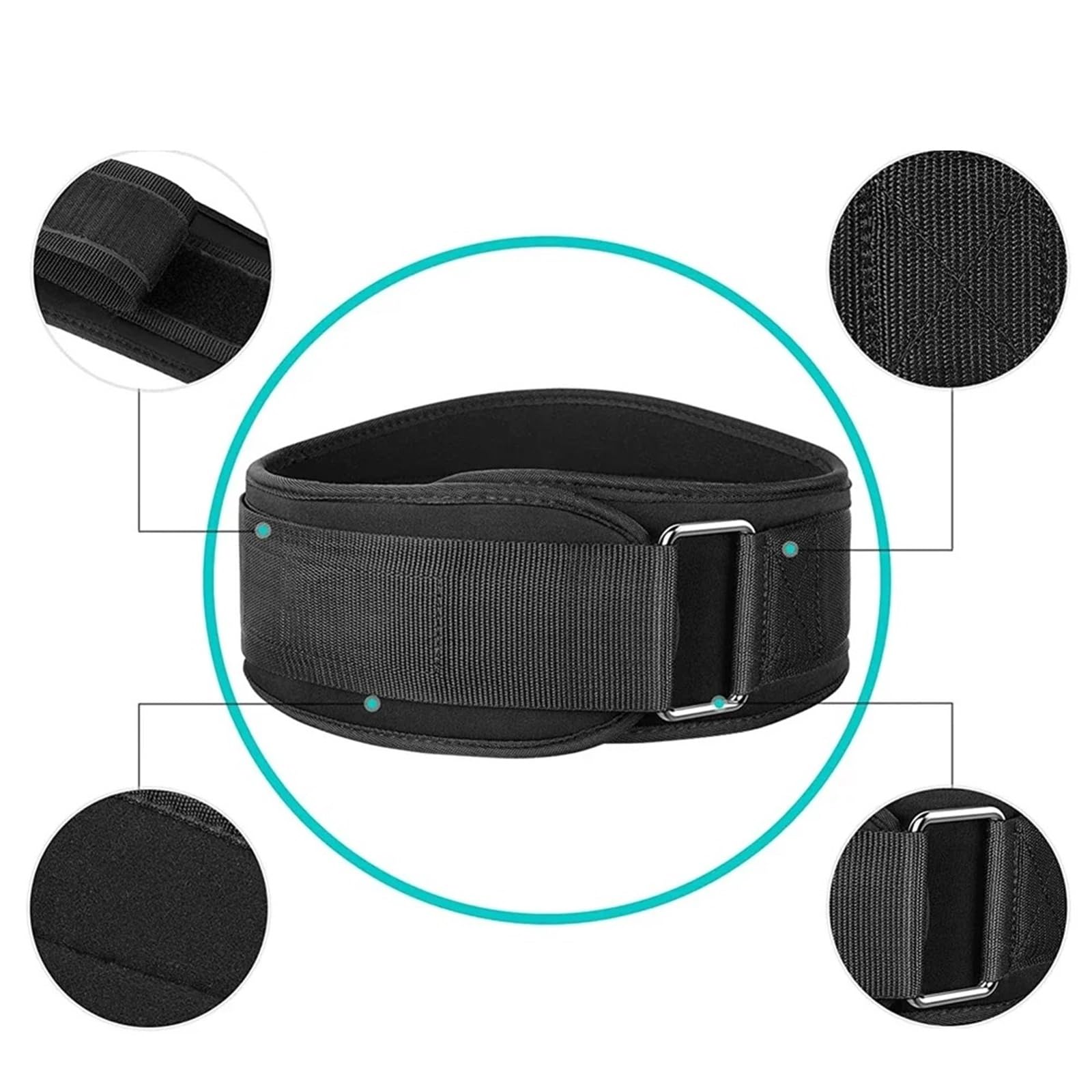 Cintura Per Il Sollevamento Pesi 1 pezzo di cintura for sollevamento pesi fitness for uomini e donne, cinture da palestra for sollevamento pesi, powerlifting, allenamento della forza, squat o stacco P