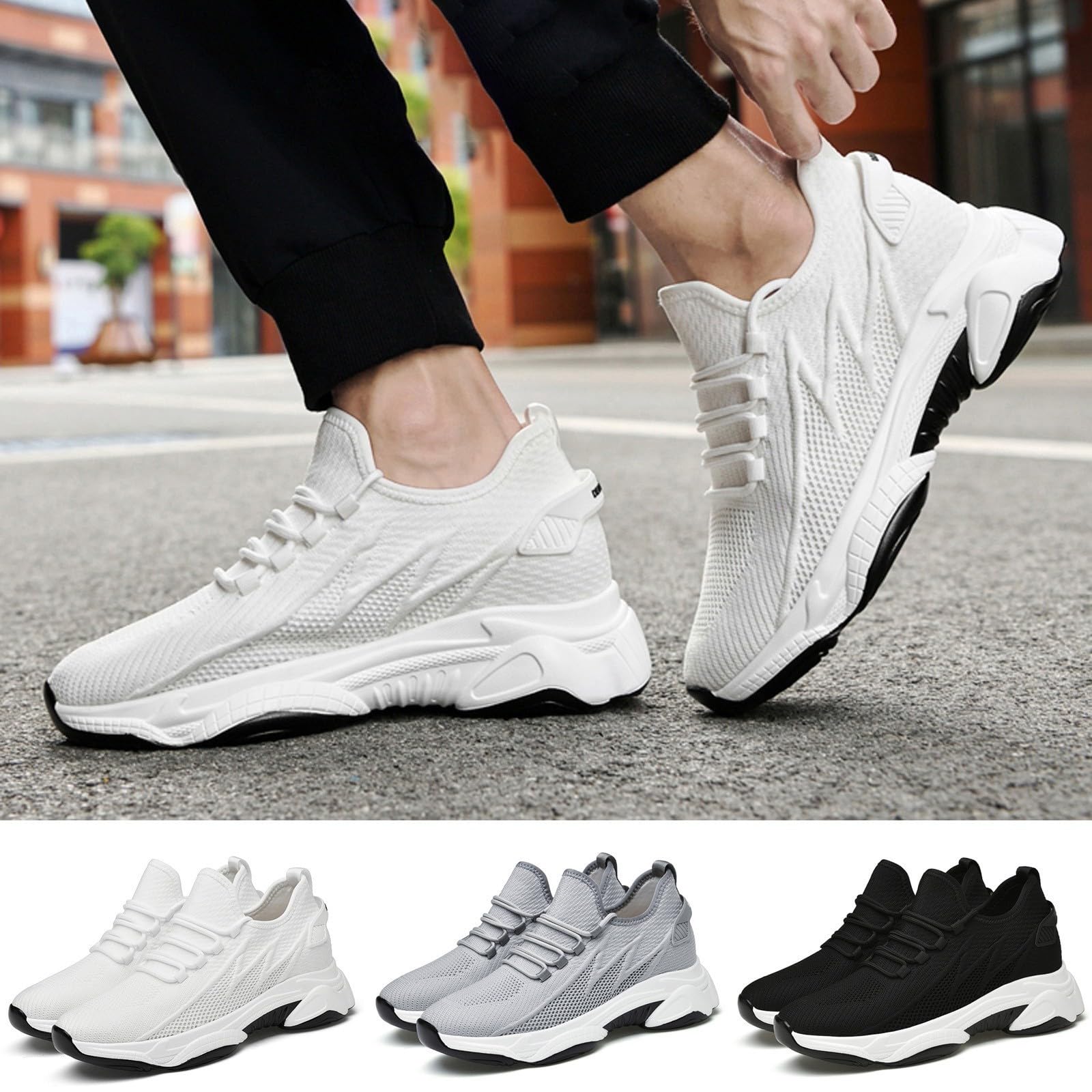 Zapatillas de deporte para hombre zapatos ortopédicos de malla para caminar de verano zapatillas de deporte transpirables informales zapatos de verano anchos zapatos de verano transpirables