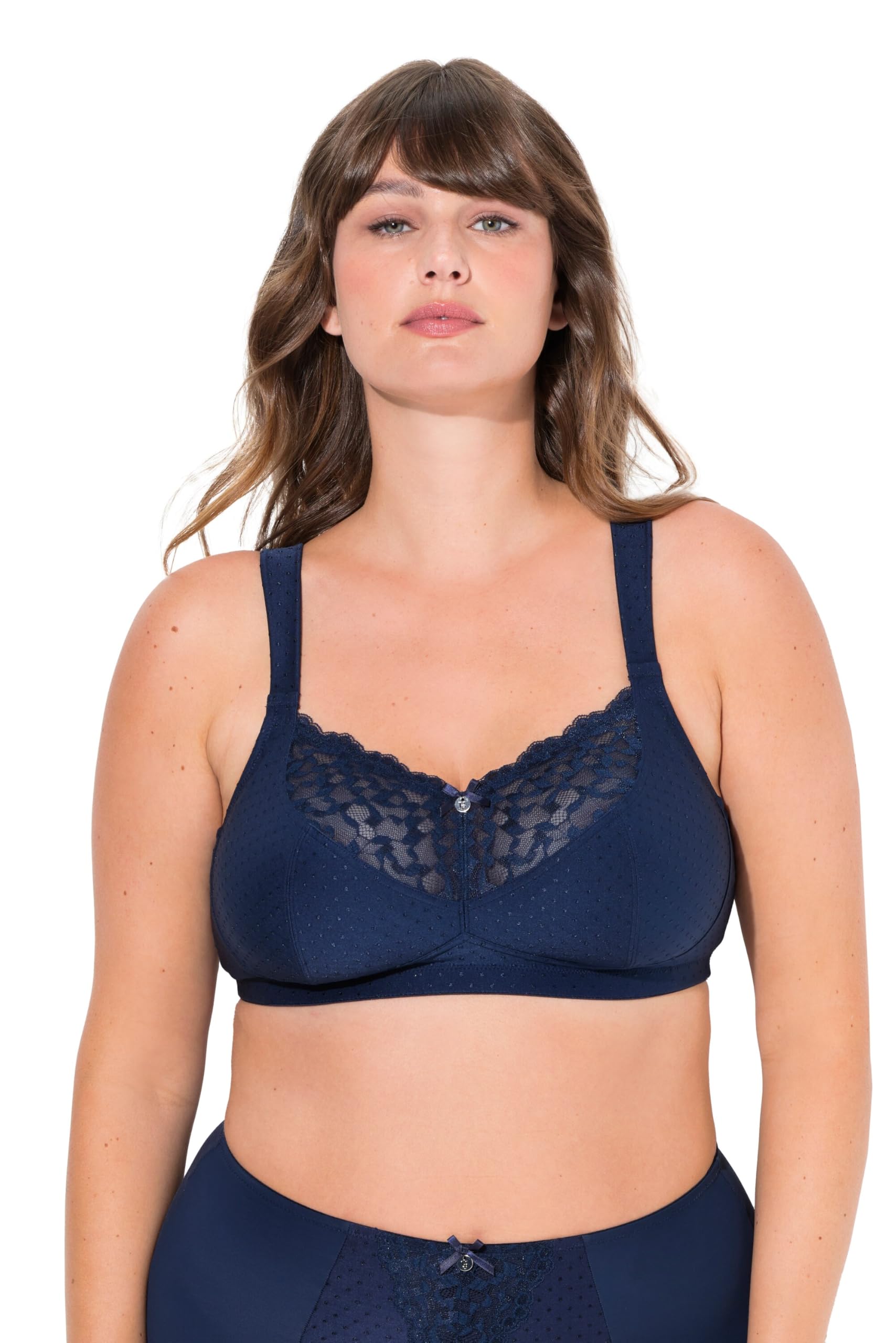 Ulla Popken Damen große Größen Übergrößen Plus Size Soft-BH, Prothesen-Funktion, bügellos 834292