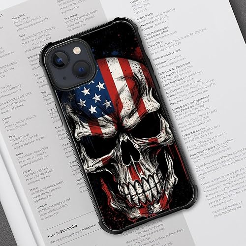 Vista 413 de Funda compatible con iPhone 13 Pro, diseño de patrón para iPhone 13 Pro, fundas para mujeres y niñas, Betsy Ross 13 estrellas de madera con bandera