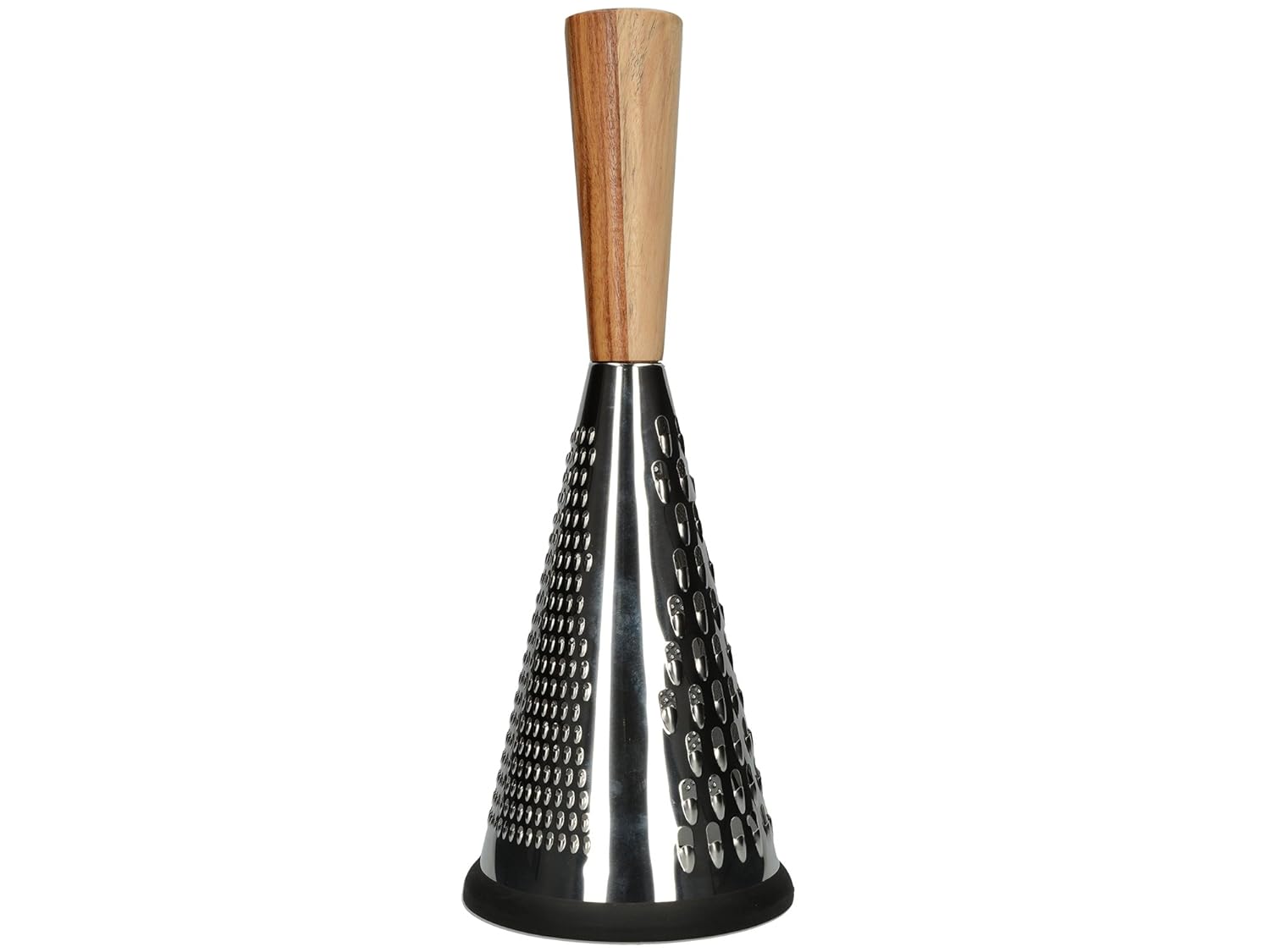 CreativeTops Masterclass Gourmet Cheese Large Vintage-Style Conical Cheese Grater with Wooden Handle 13 x 13 x 33 cm