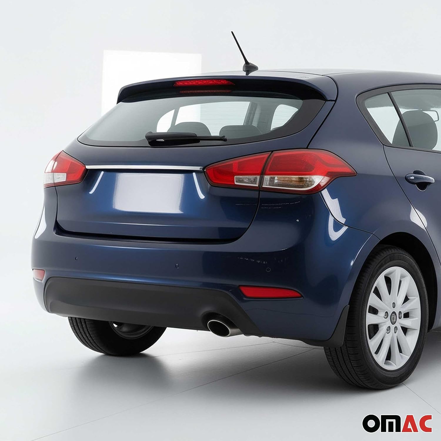 OMAC Rear Trunk Tailgate Door Handle Cover for Kia Forte 2014-18 Stainless Steel 1Pc