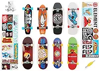 SUNNY, Tech Deck, Skate de Dedo, Pack de 25 anos com 8 Skates