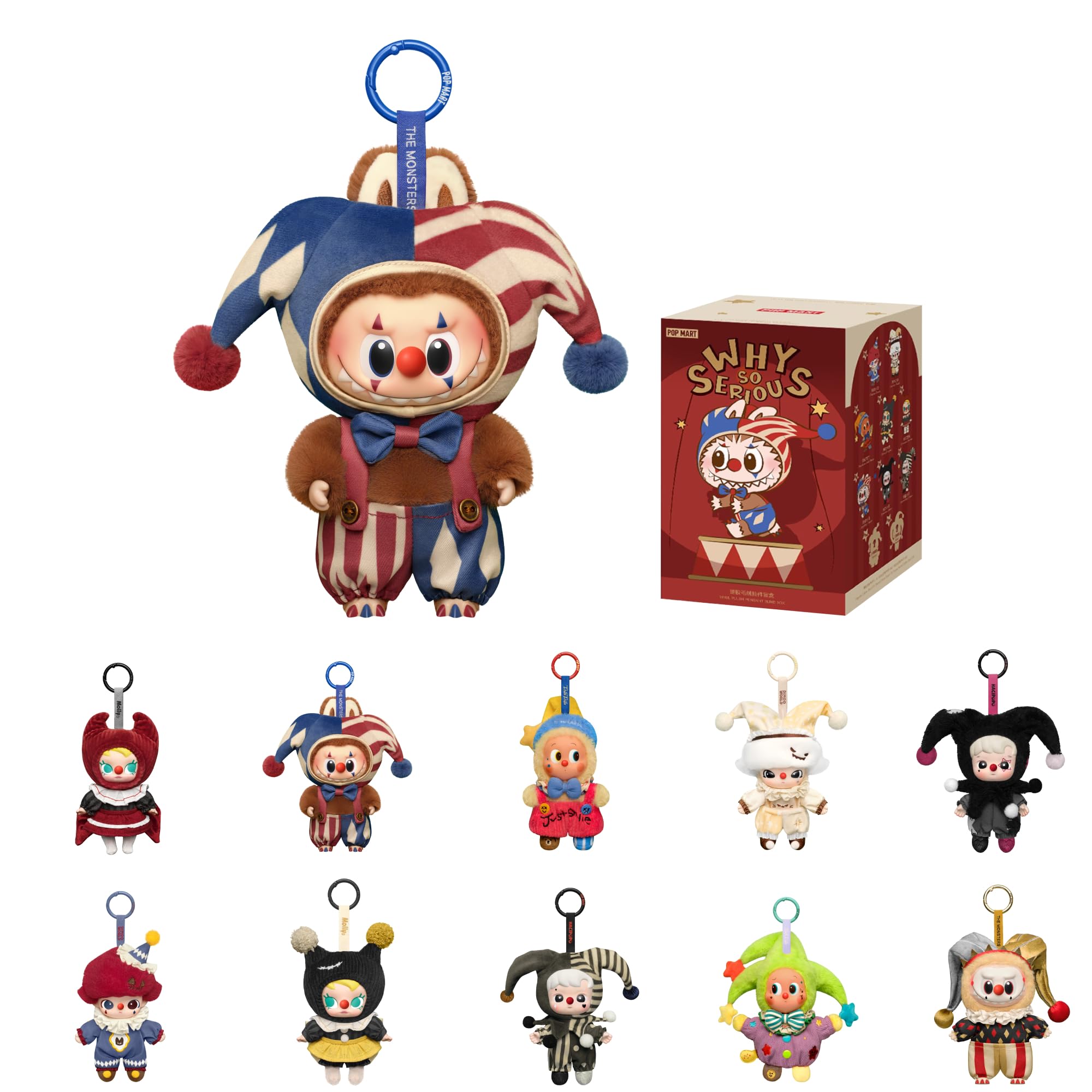 新品 ポップマート WHY SO SERIOUS シリーズ ぬいぐるみ アソート Amazon.co.jp: 【正規品 ・1ピース・ WHY SO SERIOUS】 POP MART WHY