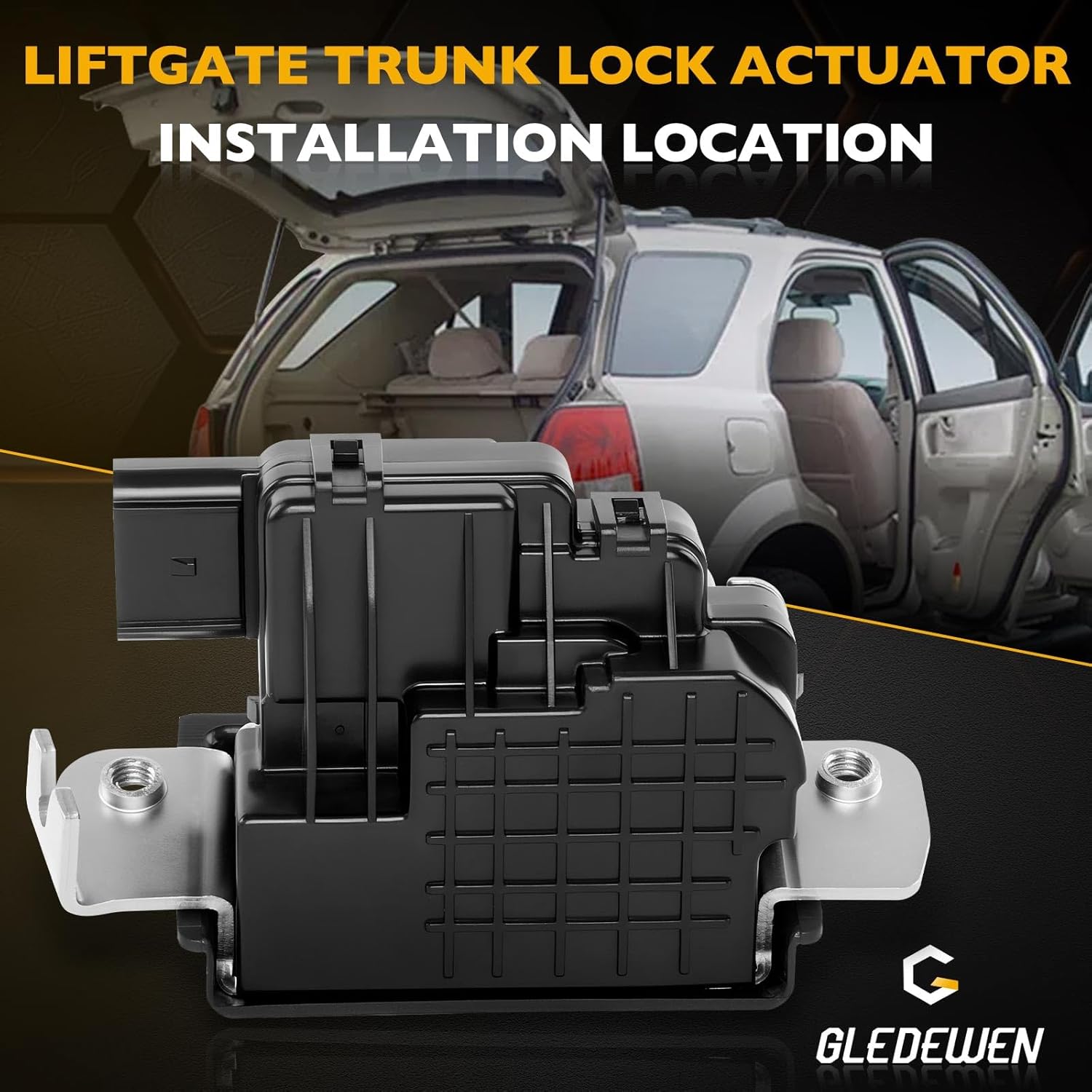 81230C5000 Rear Tailgate Lock Latch Liftgate Actuator, Rear Trunk Lock Actuator, Compatible with 2016–2020 Kia Sorento, Replaces 81230-C5000