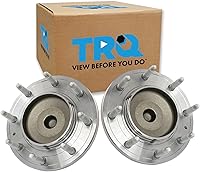 Vista 58 de TRQ Par de conjunto de cubo de cojinete de rueda delantera izquierda derecha, 2 piezas compatible con Lexus GX460 2003-2009 GX470 2003-2023 Toyota