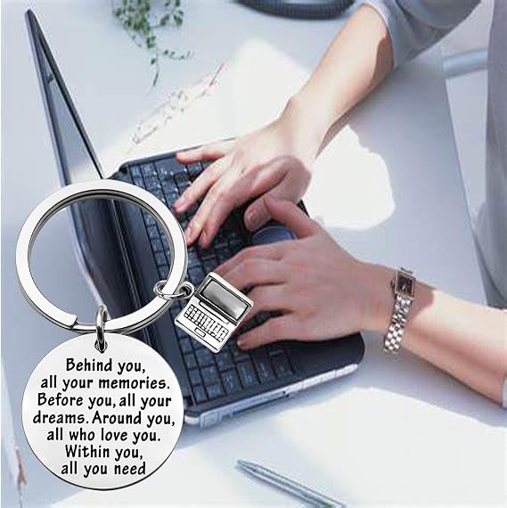 FEELMEM Computer Science Keychain Programmer Gift Software Engineer Gifts Coding Gift Web Developer Gift