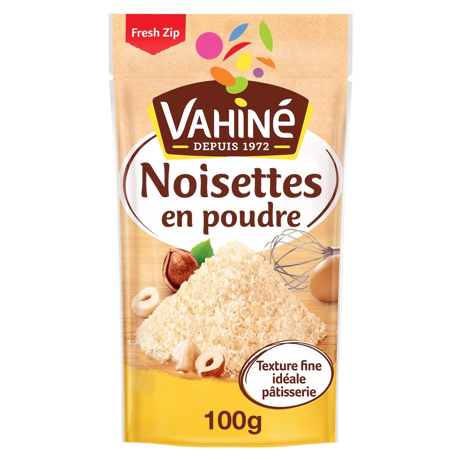 Noisettes en poudre VAHINE - le sachet de 100 g Lot De 3 - Par Lot