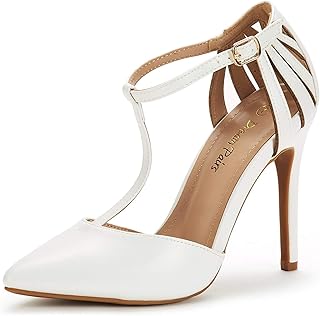 Amazon women's white pumps Clearance