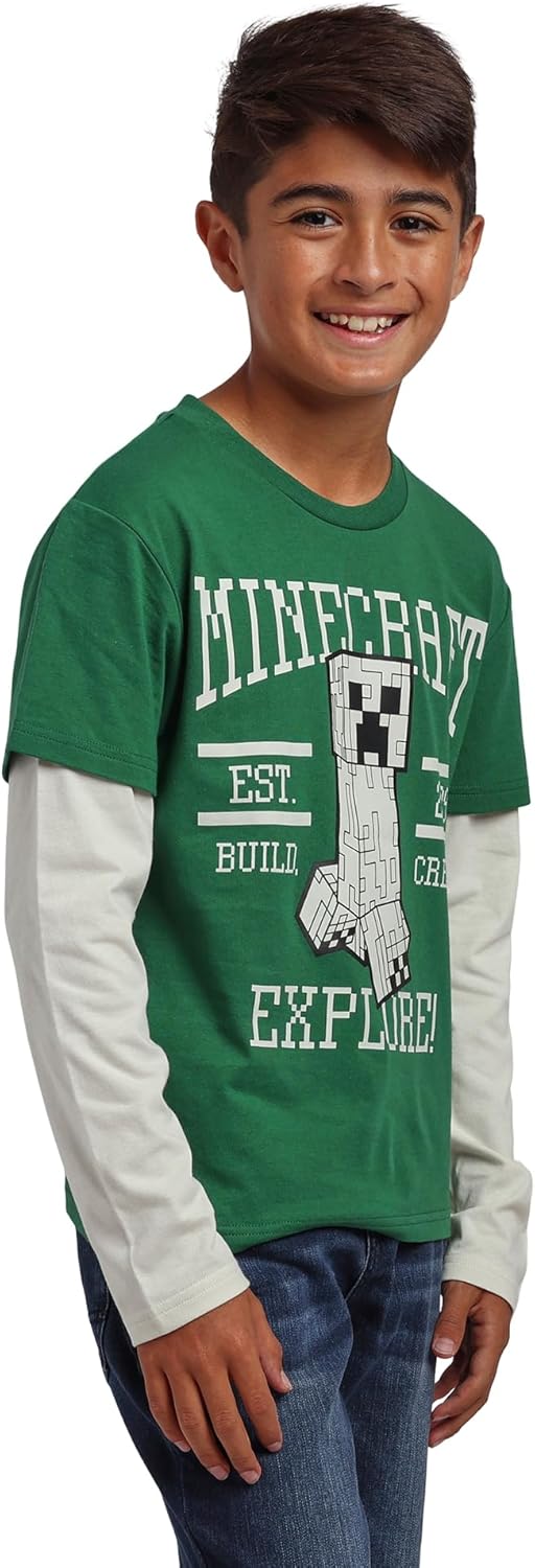 Minecraft Explore Boy's 2-Pack Twofer Set