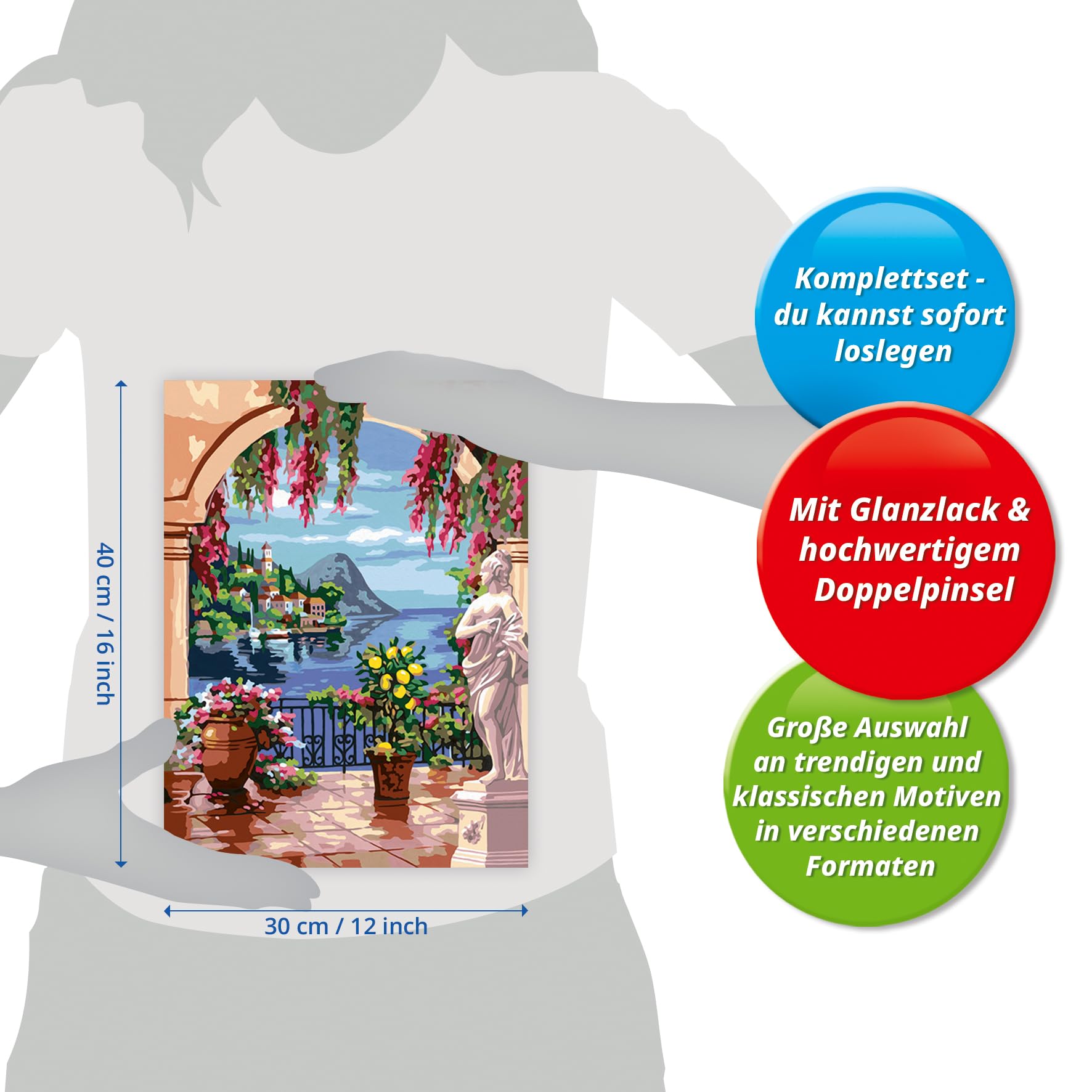 Ravensburger Malen Nach Zahlen - Landhaus Am Fluss Für Erwachsene