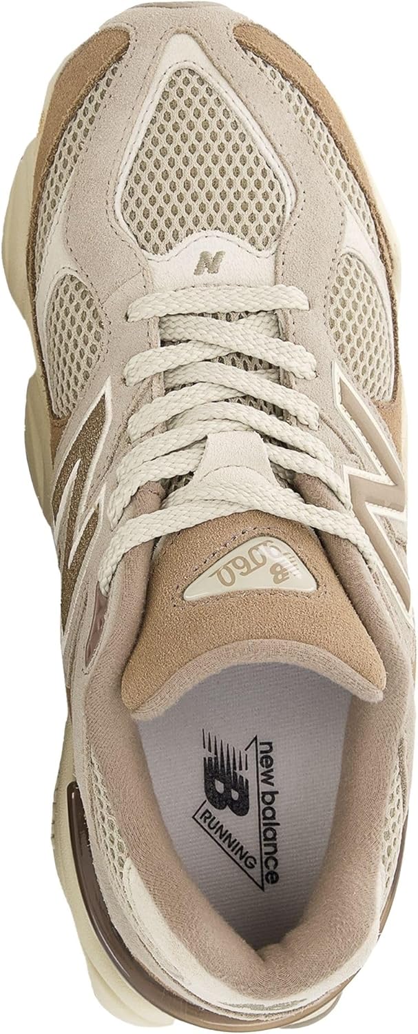 New Balance 9060 Big Kids Shoes (Mushroom Arid Stone, 5) - Image 3