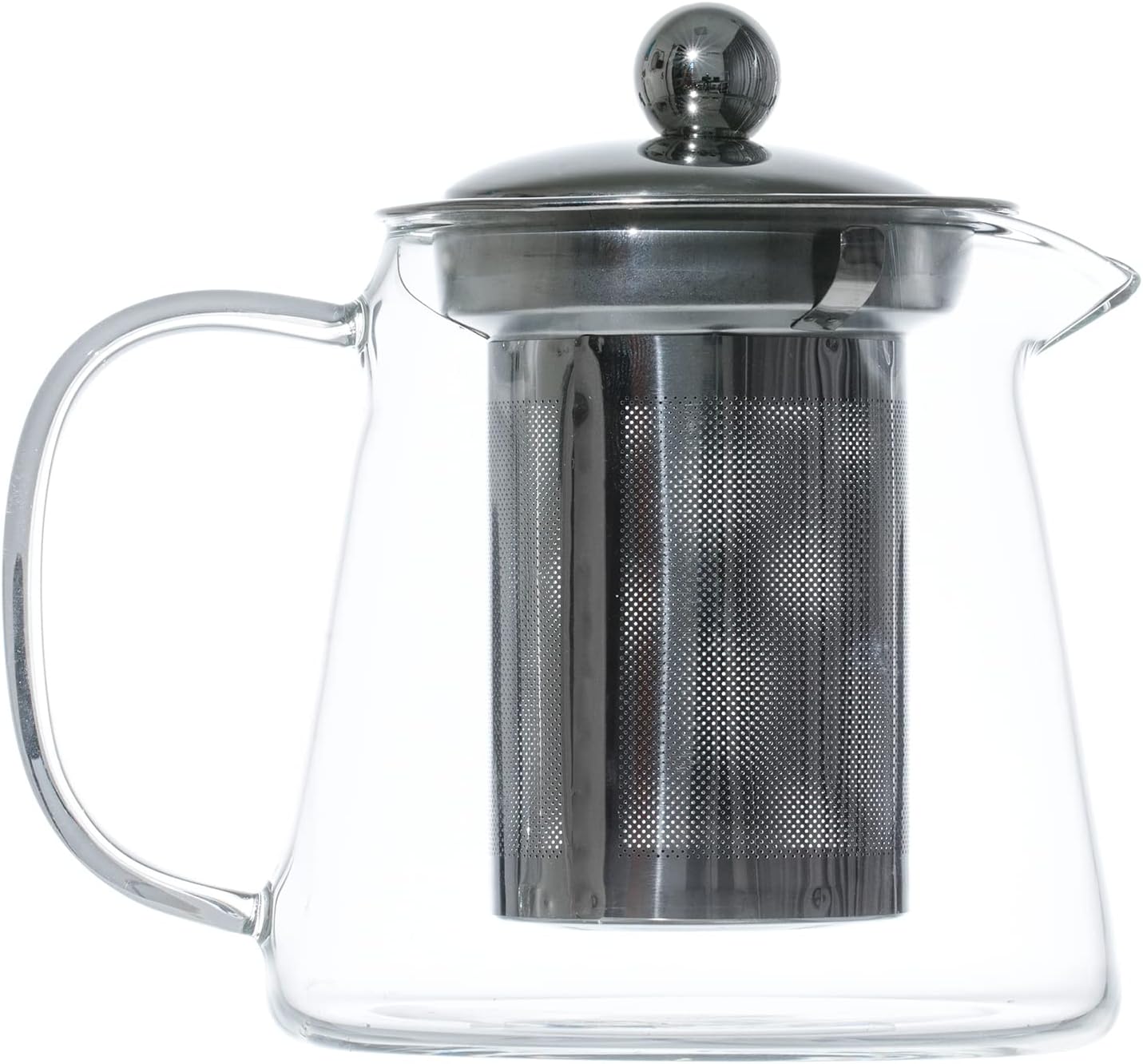 Wudkey Glass Teapot With Removable Infuser, Stovetop & Microwave Safe Borosilicate Kettle For Loose Leaf Tea UO4F83_7 - The Home Depot