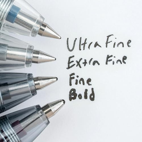 Miniatura 7 de PILOT G2 Bolígrafos de gel de alta calidad, con punta gruesa y retráctil, recargables, de tinta negra, paquete de 12 unidades (31256)