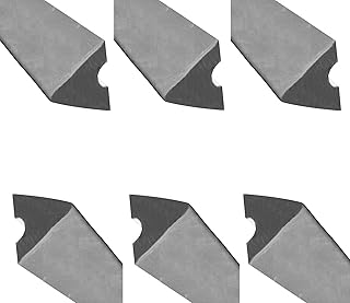 U23 Rubber Bumpers Replacement Pool Table Rail Cushions (Set of 6) - 7 Foot