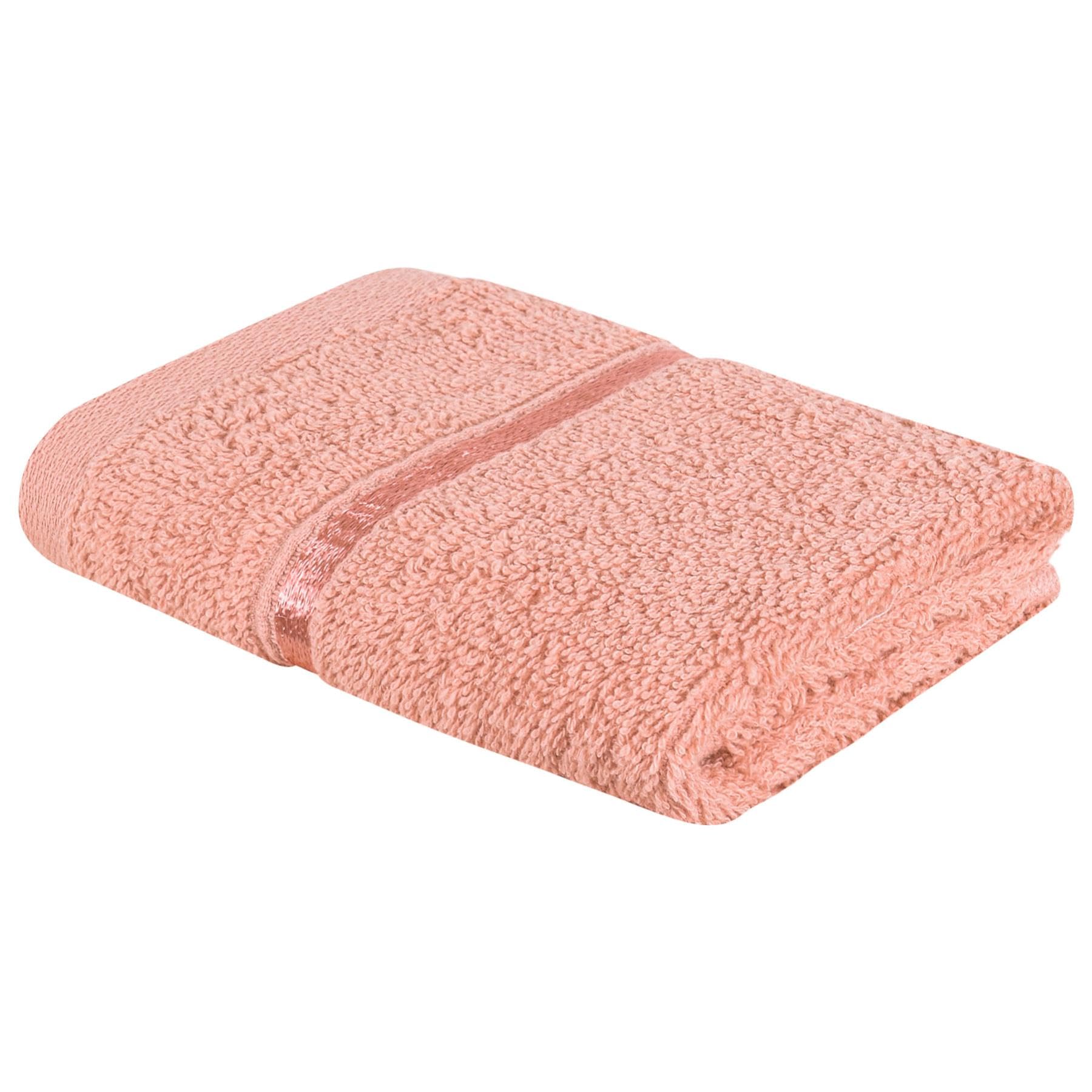 A2Z Cotton Face Towel Soft Absorbent Bathroom Spa Gym Blush Pink 30 x 30 cm