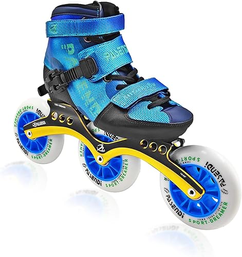Patines de velocidad ajustables para niños, patines en línea de velocidad para niñas y para niños, patines en línea para exteriores e interiores