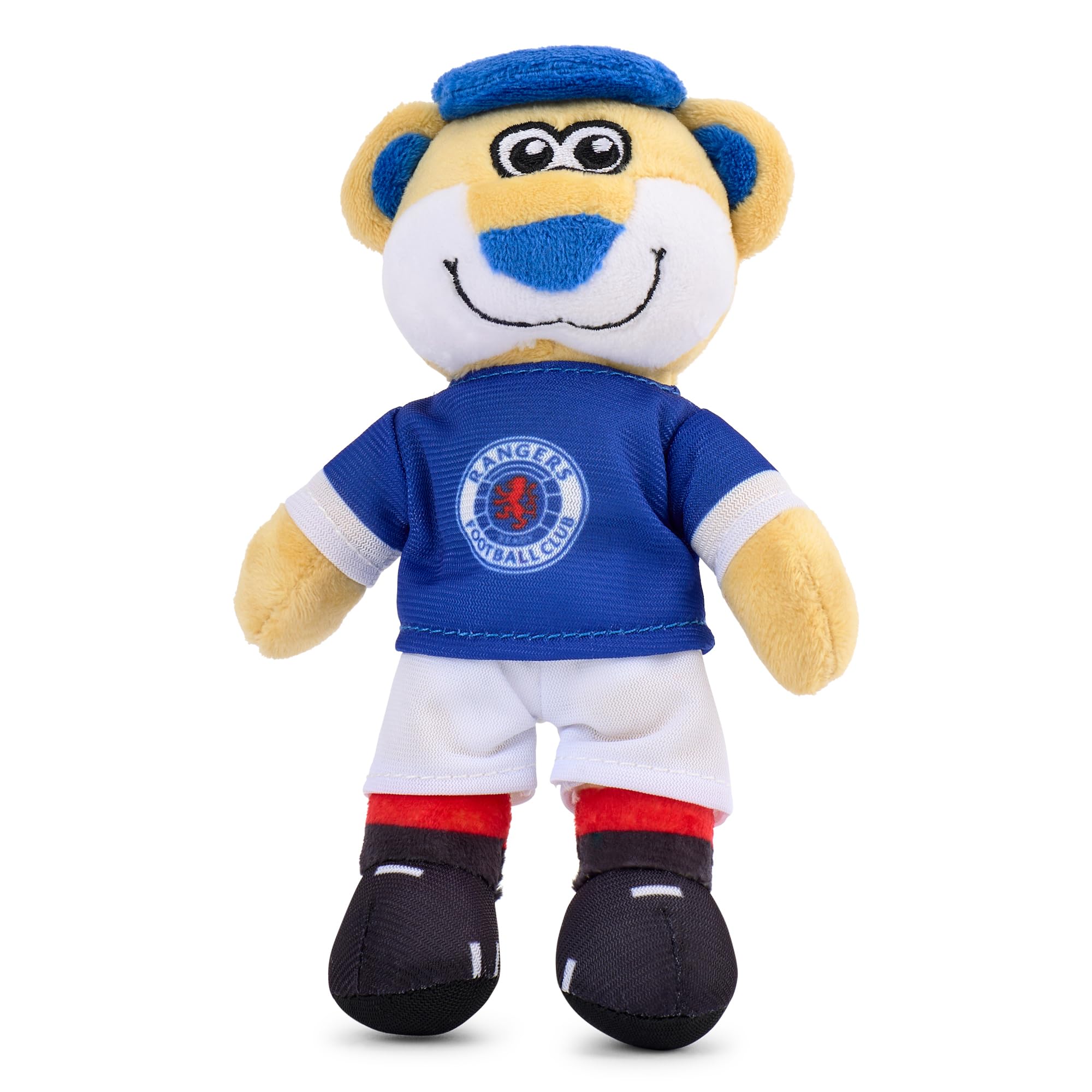 Ranger FC's Broxi Bear Mascot - Eco-Friendly 20 cm Plush Toy | Officially Licensed Football Collectible Glasgow Rangers Gift for All Ages