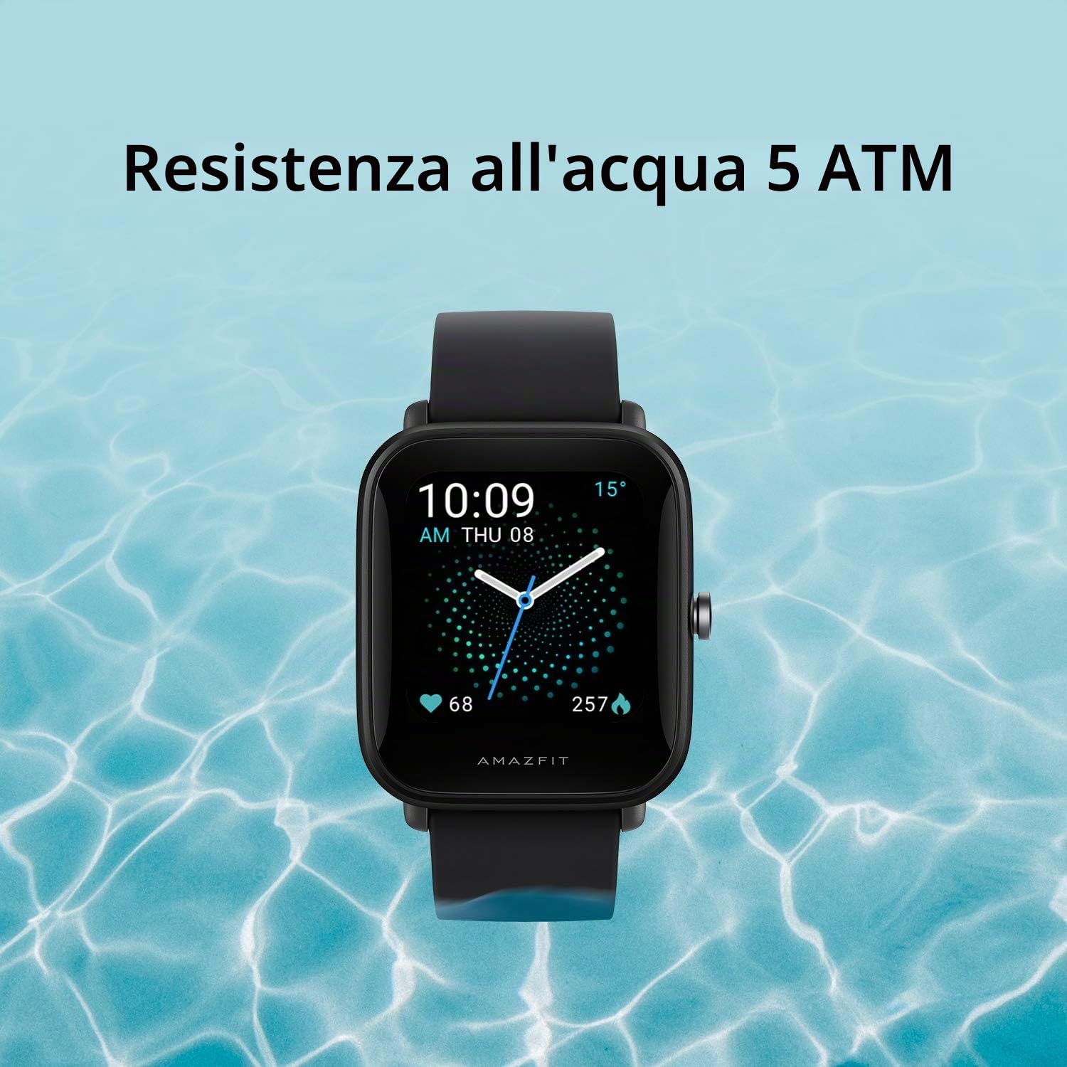 Amazfit Bip U Smartwatch Orologio Intelligente Fitness Tracker, 60 Modalità Sport, Impermeabile 5 ATM , SpO2, Cardiofrequenzimetro, Monitor del Sonno, Contapassi, Notifiche Messaggi, Uomo, Donna
