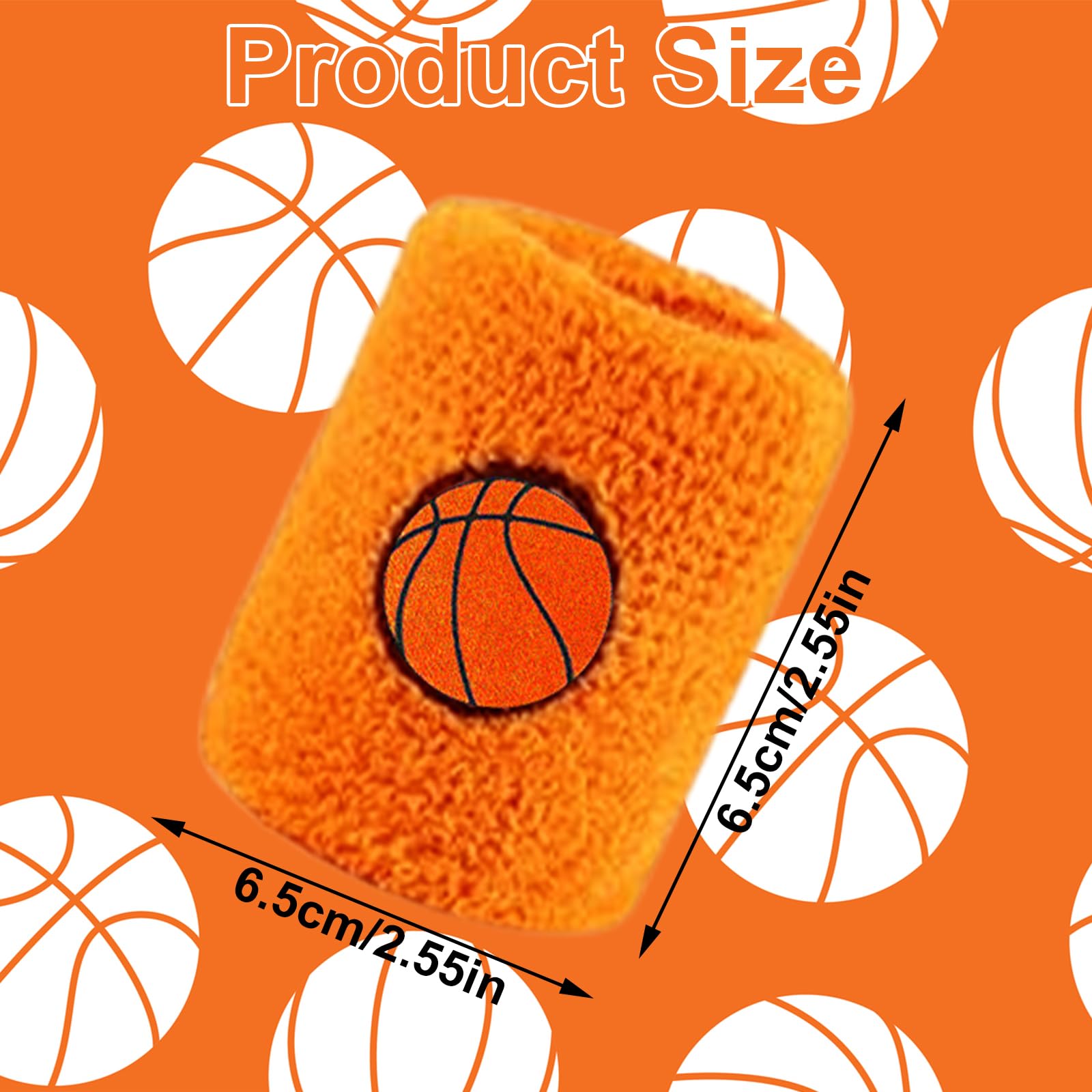 6 Pièces Bracelets de Sport pour Enfants, Bandeaux de Poignet Élastiques en Éponge, Poignet Bandeau pour Sport, Bracelets Absorbants pour Le Football, Le Basket-Ball, l'athlétisme