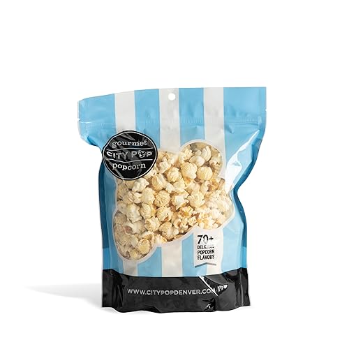 Miniatura 4 de Palomitas de maíz gourmet con sal marina y pimienta agrietada, 11 tazas en total, hechas desde cero, fabricadas en Estados Unidos y sin OMG, ideal