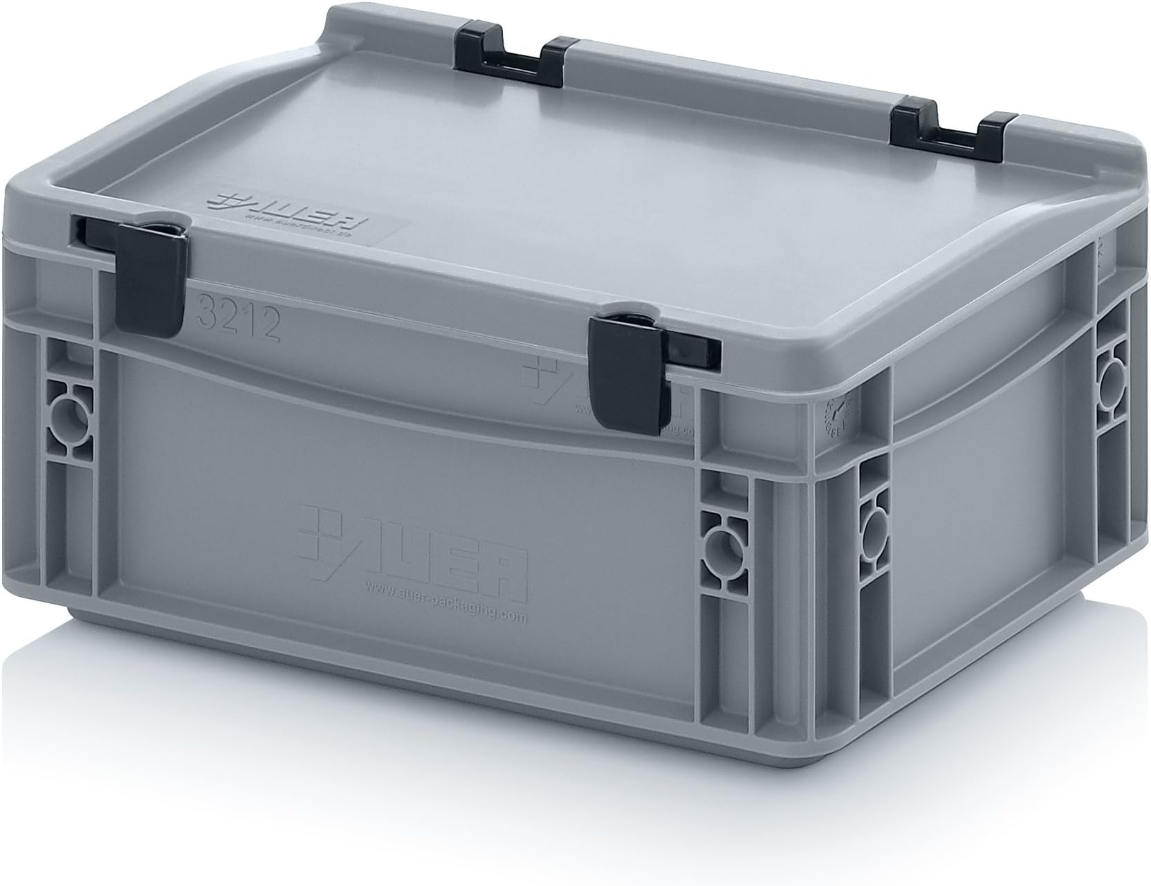 Industriële Opbergbak Magazijnbakken Grijs Eurobox 60 X 40 X 22 Cm - WIKO V.O.F Stapelbare Opbergbox Industriële Opbergbak Magazijnbakken Grijs Eurobox 60 X 40 X 22 Cm - WIKO V.O.F Stapelbare Opbergbox