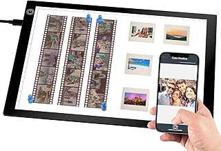 Eyesen Slide Viewer Light Box for Negative Films & Slides, A4 Light Board Scanner for Viewing & Scanning Photos Slide and ...