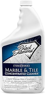 MARBLE & TILE FLOOR CLEANER. Great for Ceramic, Porcelain, Granite, Natural Stone, Vinyl and Brick. No-rinse Concentrate.(...