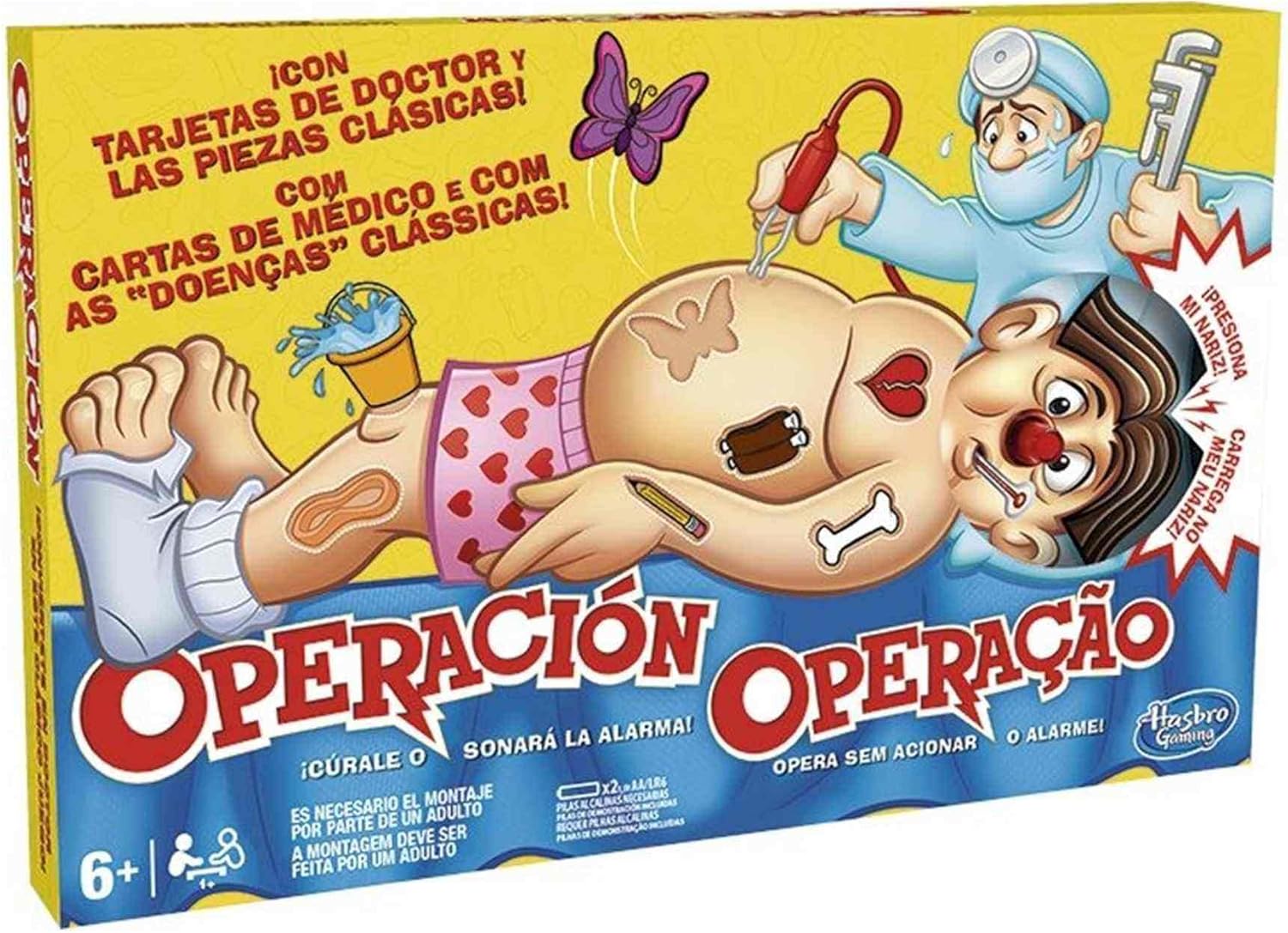 L'Allegro Chirurgo, Gioco da Tavolo Elettronico del Dottore, Set Medico