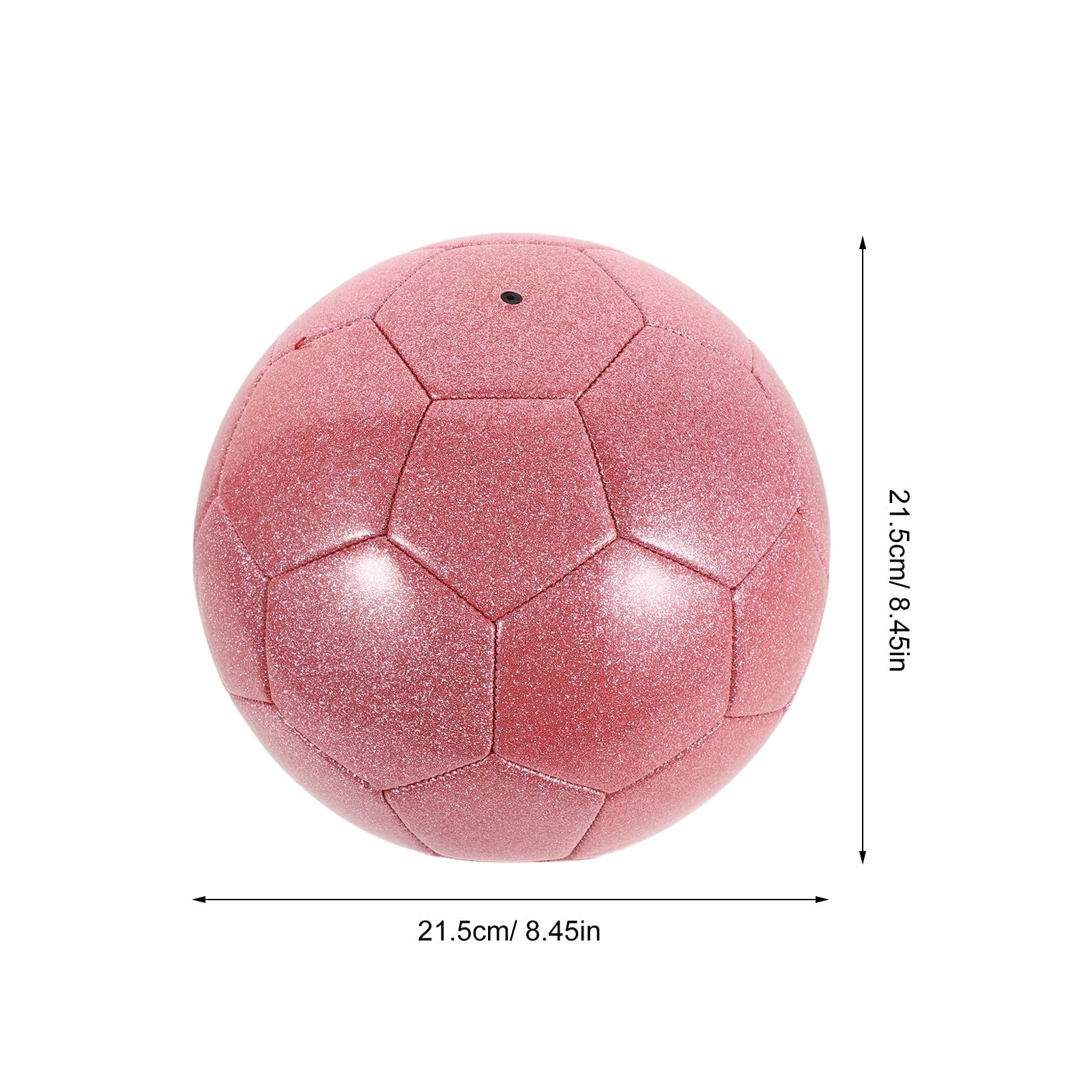 Balón de Fútbol Material PVC Resistente Diseño Brillante y Patrón Holográfico Único Fácil de Limpiar para Práctica y de Fútbol Indoor
